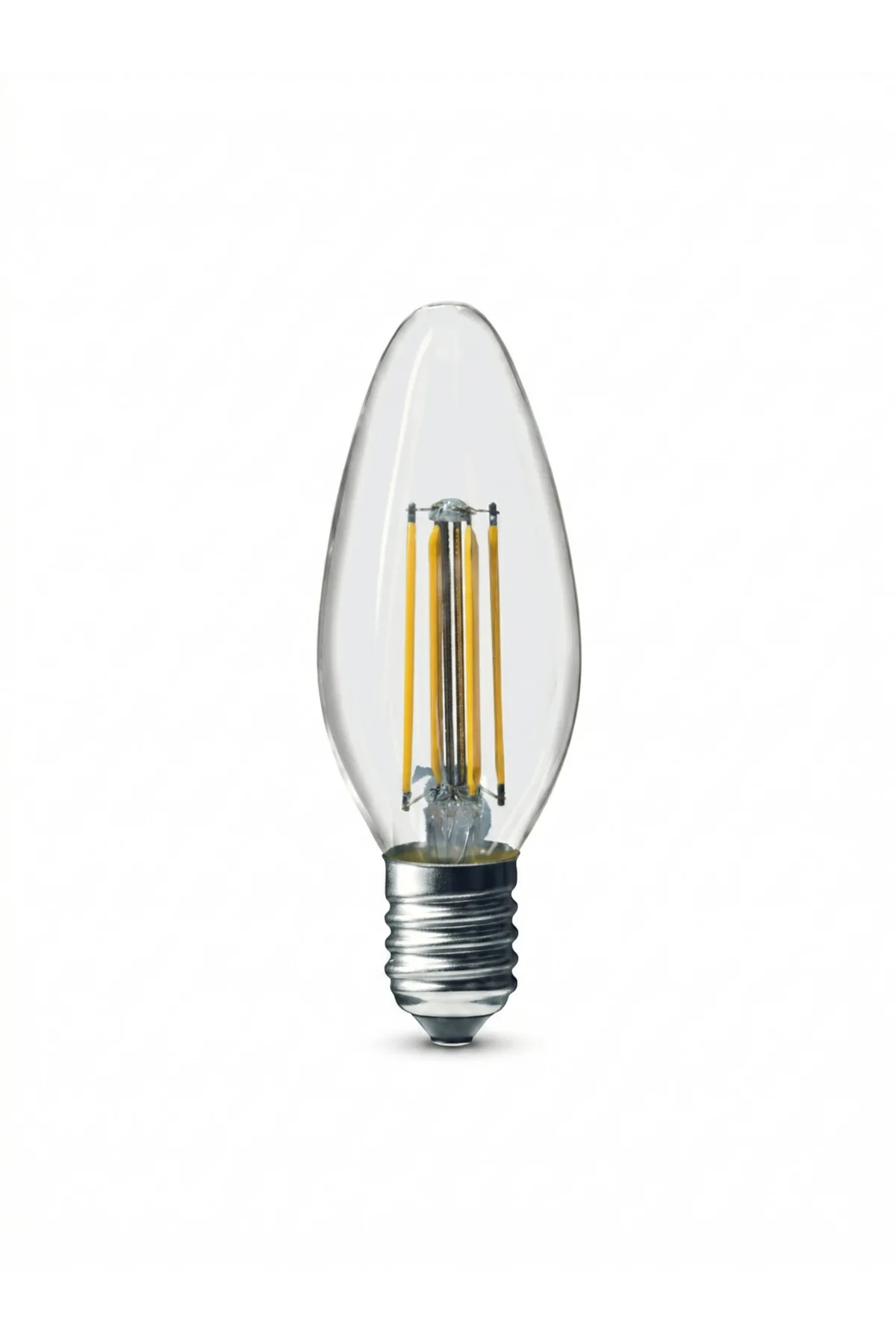LED Rustik Ampul 4W E14 Beyaz 5 Adet