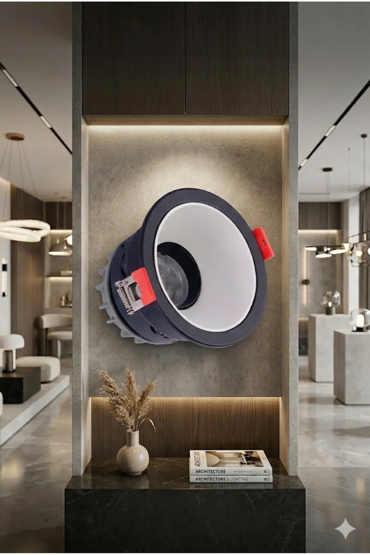 Led Spot 5W Siyah Çerçeve Gün Işığı